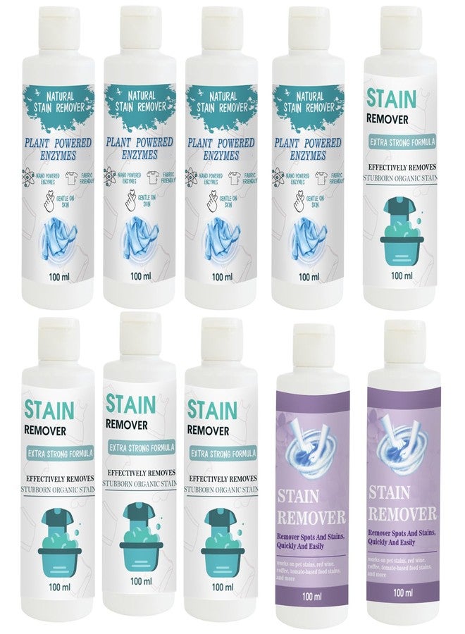 TOOVUS Stain Remover Combo Pack of Shirt (Pack of 4), Doll (Pack of 4), Purple and Purple Stain Remover | Multi-Surface Cleaning Solution for Clothes, Fabrics, Upholstery (100 g Each) - Image 1